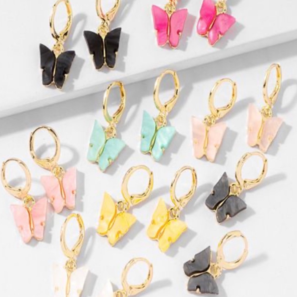 Fly Away Butterfly Earrings